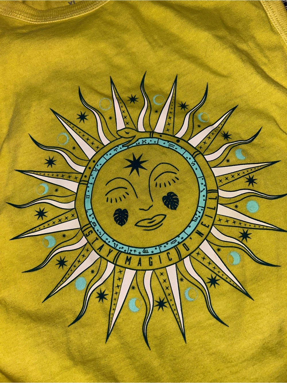 O'Neill Bright Yellow Graphic Tank Top - Picture 6 of 7